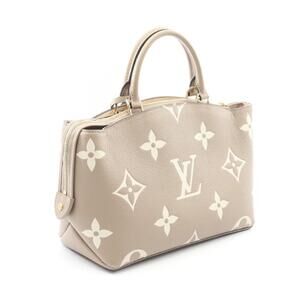 Louis Vuitton Beige Leather Palais Handbag Empreinte